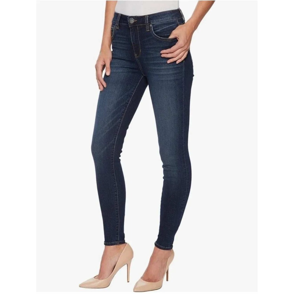 117. Kut From The Kloth High-Rise Dark Blue Toothpick Skinny Jeans SIZE 10